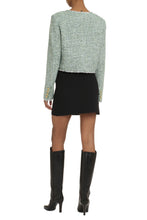Load image into Gallery viewer, Boucle jersey single-breasted jacket
