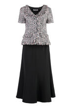 Load image into Gallery viewer, Midi dress with flared hem
