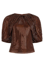 Load image into Gallery viewer, Short top with rhinestones

