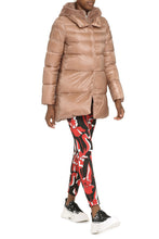 Load image into Gallery viewer, Hooded nylon down jacket
