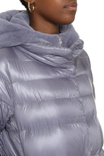 Load image into Gallery viewer, Hooded nylon down jacket
