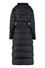 Load image into Gallery viewer, Long hooded down jacket
