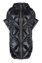 Load image into Gallery viewer, Hooded padded cape coat
