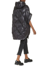 Load image into Gallery viewer, Hooded padded cape coat
