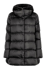 Load image into Gallery viewer, Hooded techno fabric down jacket
