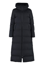 Load image into Gallery viewer, Long hooded down jacket
