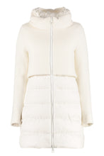 Load image into Gallery viewer, Full zip padded hooded jacket
