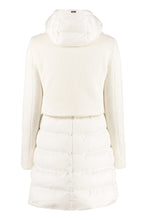 Load image into Gallery viewer, Full zip padded hooded jacket
