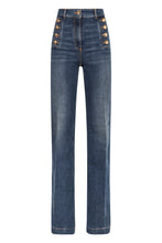 Load image into Gallery viewer, High-rise straight leg jeans
