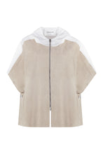 Load image into Gallery viewer, Suede cape coat
