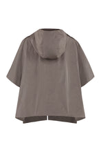 Load image into Gallery viewer, Suede cape coat
