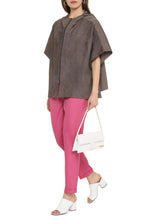 Load image into Gallery viewer, Suede cape coat
