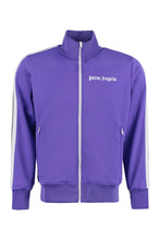 Load image into Gallery viewer, Full zip sweatshirt with side stripes
