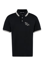 Load image into Gallery viewer, Logo embroidery cotton-piqué polo shirt
