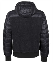 Load image into Gallery viewer, Hooded bomber-style down jacket
