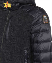 Load image into Gallery viewer, Hooded bomber-style down jacket
