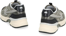 Load image into Gallery viewer, Leather and fabric low-top sneakers
