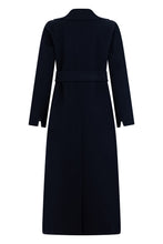 Load image into Gallery viewer, Long coat with adjustable belt

