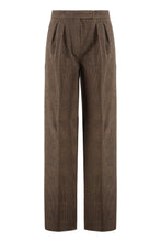 Load image into Gallery viewer, Pants Ponza in wool and cotton jersey
