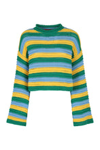 Load image into Gallery viewer, Striped cotton sweater
