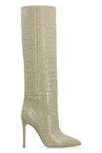 Load image into Gallery viewer, Croco-print leather boots
