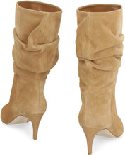 Load image into Gallery viewer, Slouchy suede knee high boots
