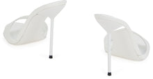 Load image into Gallery viewer, Lidia mules in white patent
