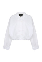 Load image into Gallery viewer, Cropped cotton shirt
