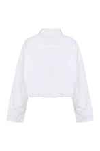 Load image into Gallery viewer, Cropped cotton shirt
