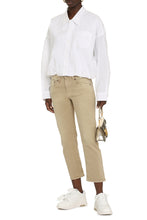 Load image into Gallery viewer, Cropped cotton shirt
