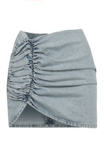 Load image into Gallery viewer, Wishaw denim mini skirt
