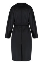 Load image into Gallery viewer, Resina Double-breasted wool coat
