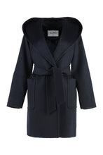 Load image into Gallery viewer, Rialto hooded camelwool coat
