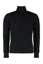Load image into Gallery viewer, Ribbed wool turtleneck sweater
