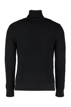 Load image into Gallery viewer, Ribbed wool turtleneck sweater
