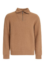 Load image into Gallery viewer, High collar zipped cardigan
