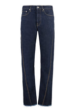 Load image into Gallery viewer, 5-pocket straight-leg jeans
