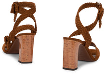 Load image into Gallery viewer, Heeled sandals Rori 85 in suede leather

