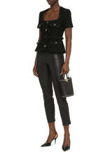 Load image into Gallery viewer, Belted peplum top
