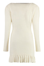 Load image into Gallery viewer, Lace-effect knitted dress
