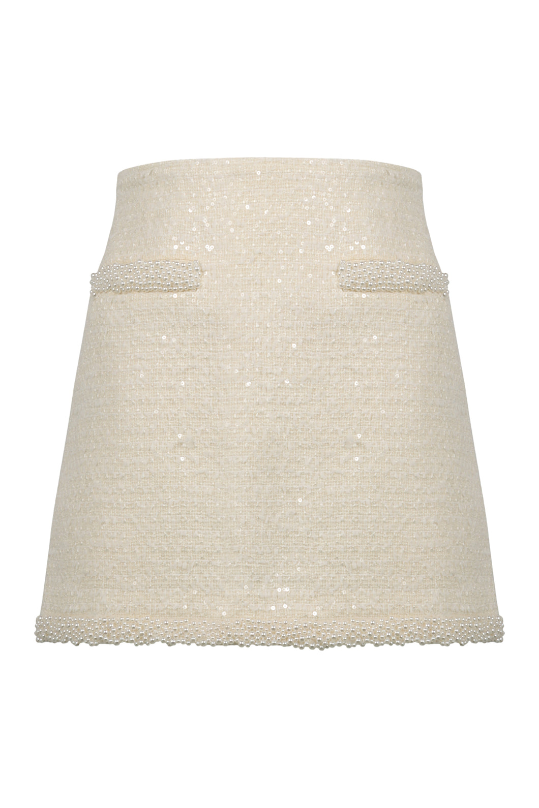 Boucle knit skirt
