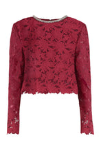 Load image into Gallery viewer, Lace top with crystals
