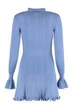 Load image into Gallery viewer, Mini knitted dress with pearl finishes
