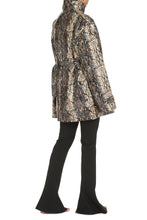 Load image into Gallery viewer, Rica snakeskin print faux leather jacket
