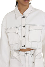 Load image into Gallery viewer, Senna cropped denim jacket
