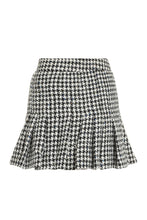 Load image into Gallery viewer, Houndstooth mini skirt
