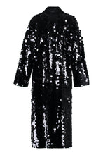 Load image into Gallery viewer, Long jacket with maxi sequins
