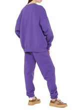 Load image into Gallery viewer, Iris cotton crew-neck sweatshirt
