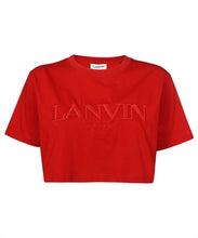 Load image into Gallery viewer, Logo detail cropped t-shirt

