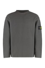 Load image into Gallery viewer, Sweater with a polo neck and reverse stitch details
